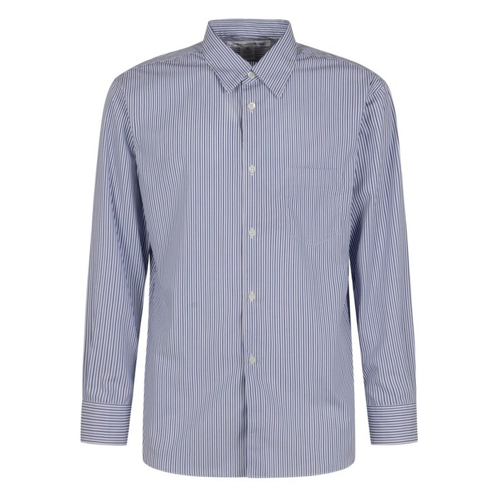 꼼데가르송 스트라이프 코튼 셔츠