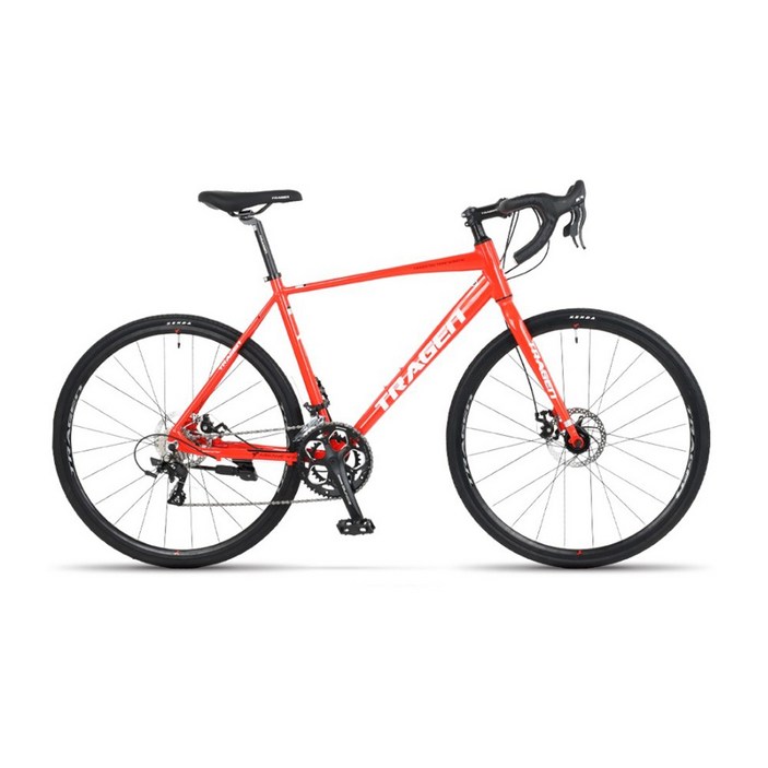 트라젠 로드자전거 아케인R3 듀얼레버 디스크브레이크 미조립, 오렌지470MM/미조립, 1개, 180cm