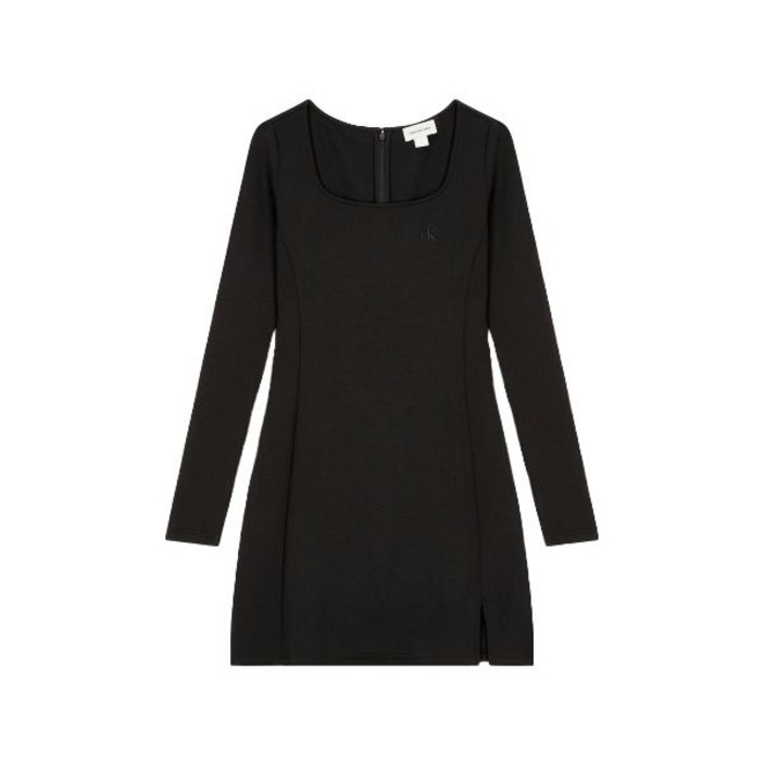 매장상품 CALVIN KLEIN 캘빈클라인 원피스 여성 핏&플레어 미니 인터락 드레스 J225040 BEH 385321