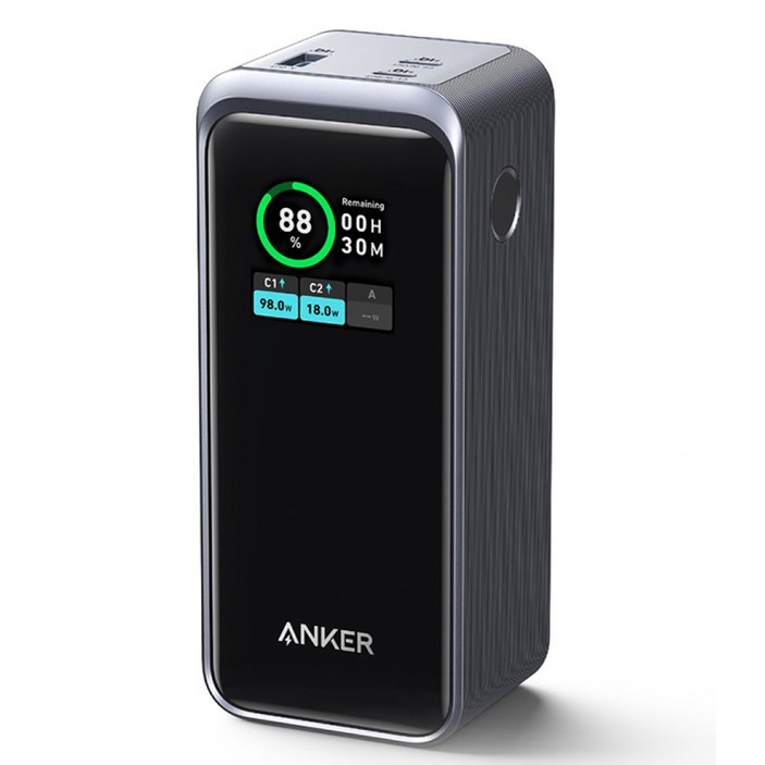 앤커 프라임 보조배터리 20,000mAh 200W, A1336, 블랙