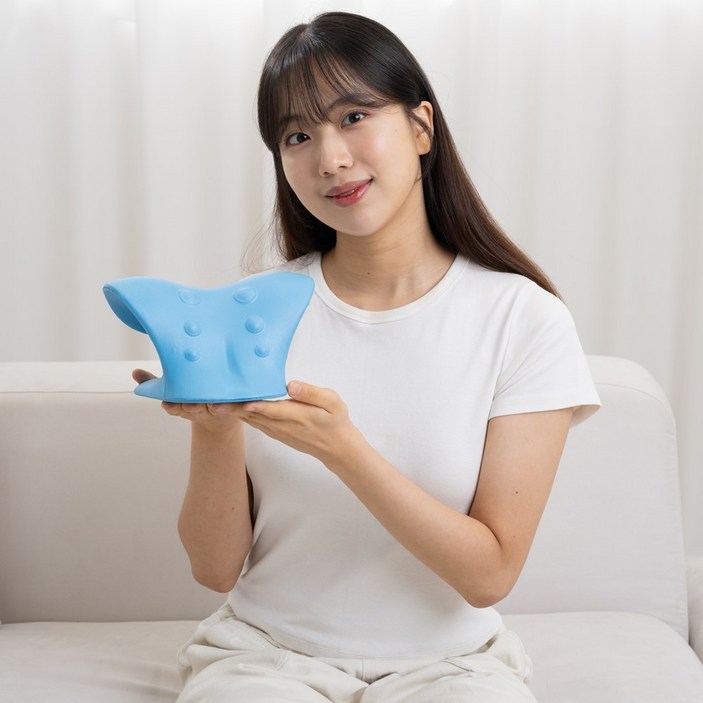 바디닉 프리미엄 마사지기 목지압기 어깨안마기 경추 승모근 거북목 뒷목 지압 안마기 마사지볼, 바디닉 마사지기, 1개