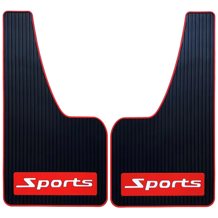 아이레노 자동차 타이어 머드가드 2P 흙받이 커버 물튀김 방지 차량 외부 보호 커버, 스포츠타입, 1세트