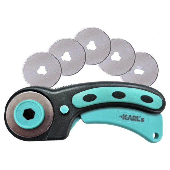 칼스 로터리 커터 재단커터 원형재단칼