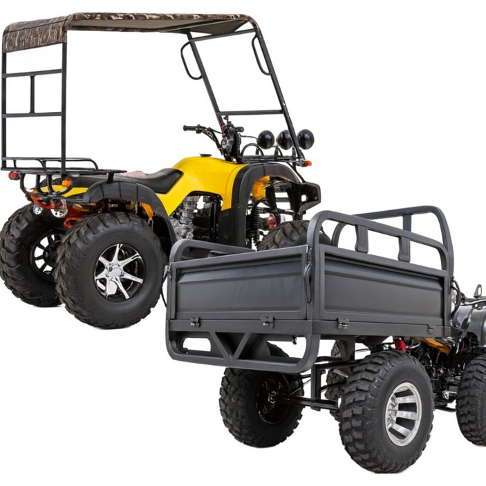 [완전조립+캐노피] 바이크존 자동미션 팜트럭 250cc ATV 고출력 과수원 농장 비닐하우스