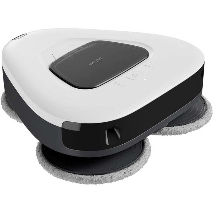 에브리봇 로봇청소기 쓰리스핀 PLUS TS350, TS350, 블랙 + 화이트