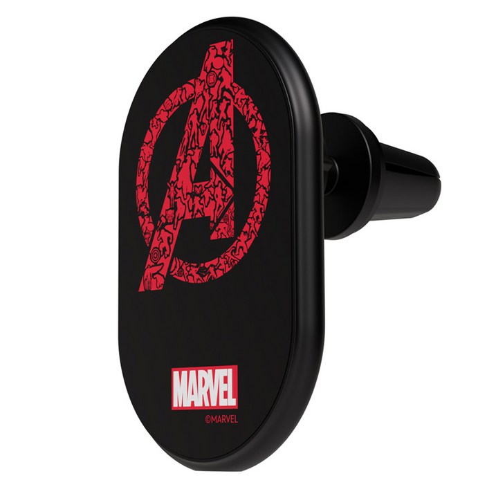 벨킨 부스트업 맥세이프 마그네틱 10W 차량용 무선충전 거치대, 마블 블랙, WIC004qcNCBKDY