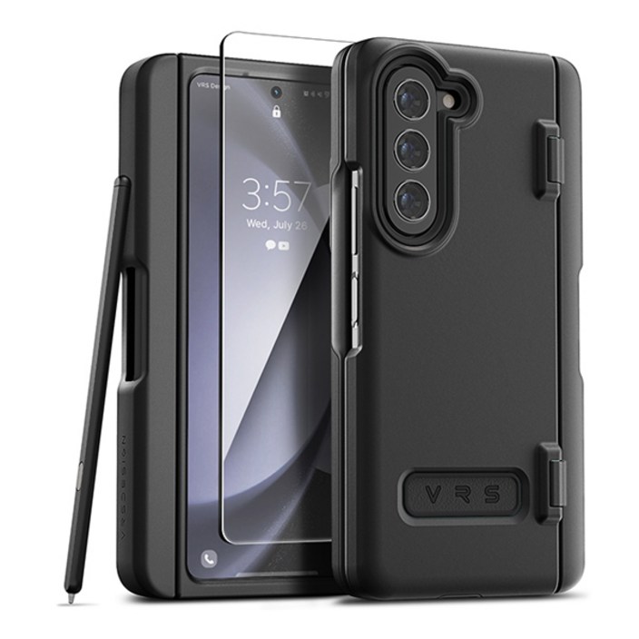 베루스 테라가드 모던 펜커버 자동 힌지 보호 S펜 수납 휴대폰 케이스  필름 세트