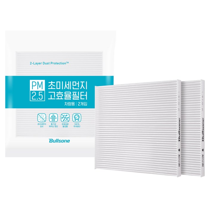 불스원 고효율 에어컨 필터 21호 2p, 1개, 단일상품