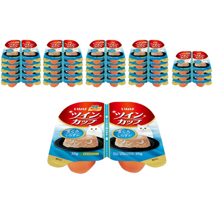 이나바 고양이 트윈컵 간식캔 IMC-212