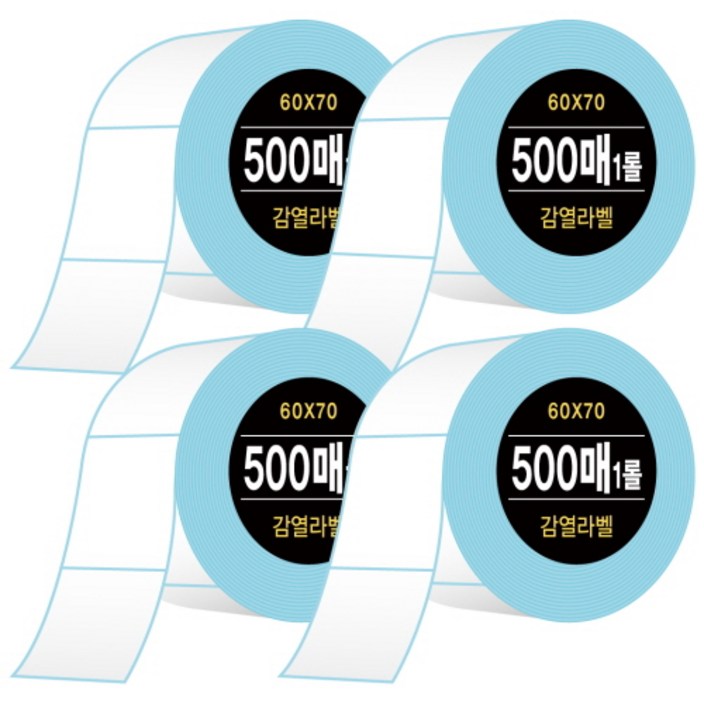 다다 감열라벨 500매 6070mm