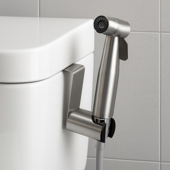 코멧 욕실청소 SUS 스테인리스 스프레이 건  코일 호스 3m 세트