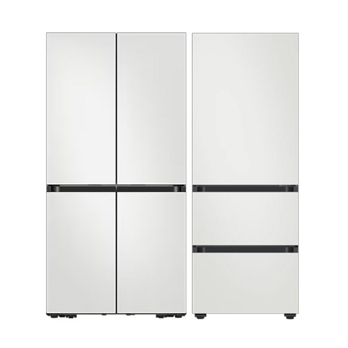 삼성 비스포크 냉장고 김치냉장고 세트 코타화이트 RF60DB9KF201RQ33DB74D201