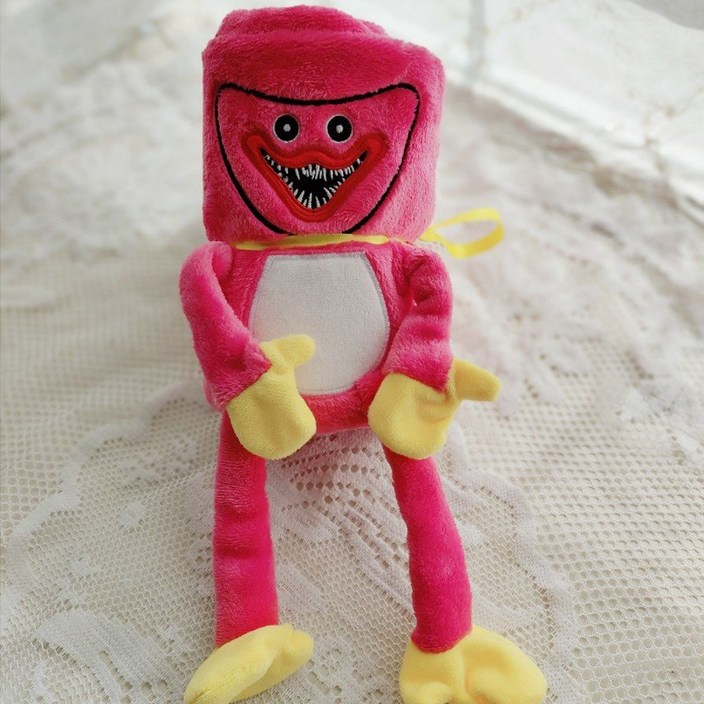 블루 핑크 괴물 인형 극세사 캐릭터 담요 이불