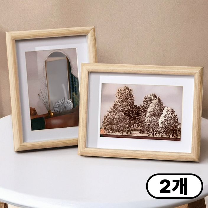 다비온 나무 액자 우드 프레임 사진액자