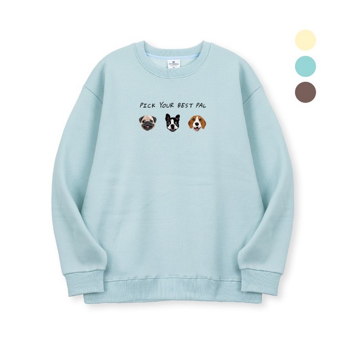 아스트로피 픽미 기모 맨투맨 - 남녀공용