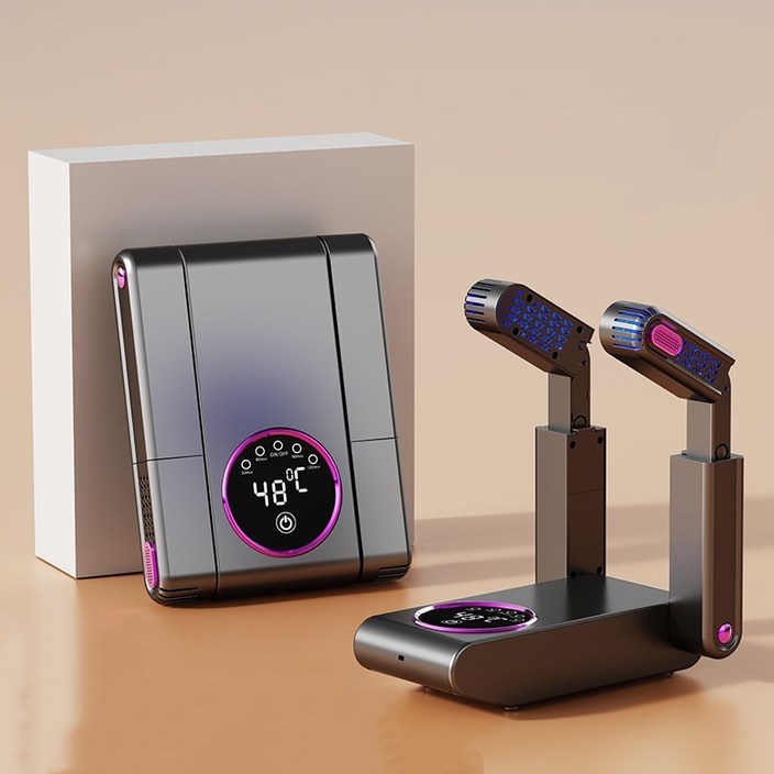 ANYOU 스마트 항온 살균식 상단 굴곡형 빠른 탈취 신발건조기 가정용 접이식 신축 신발 건조기