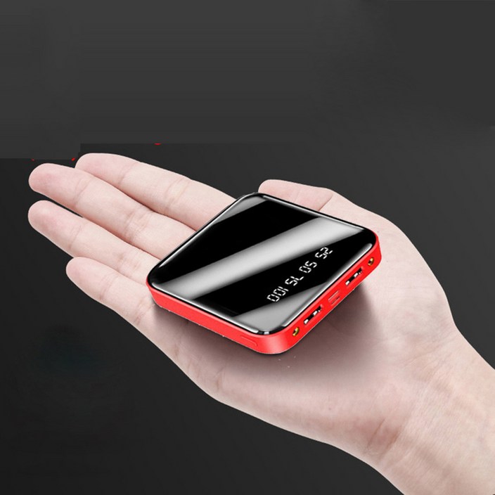 미니 보조배터리 30000mAH 초미니 보조배터리30000, 레드블랙 재고는 레드만 있습니다.