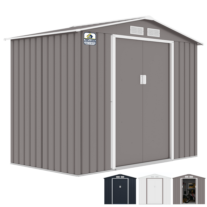 탑앤라이프 GRAND-Z[그랜드제트] 그레이 조립식창고/야외창고/이동식창고/농막/전원주택창고/정원창고/조립창고/창고