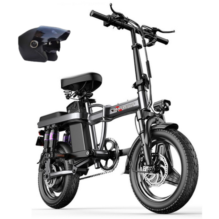 붐고 접이식 전기자전거 접이식자전거 자전거 출퇴근 고출력 미니벨로 48V 전동, 기본형 x 8단 충격 흡수, 스틸