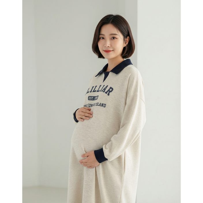 릴리아르 국내산 캐주얼 임산부원피스