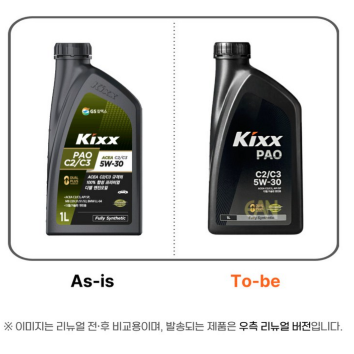 두원몰킥스 가솔린디젤 엔진오일 PAO C2 C3 5W30 1L