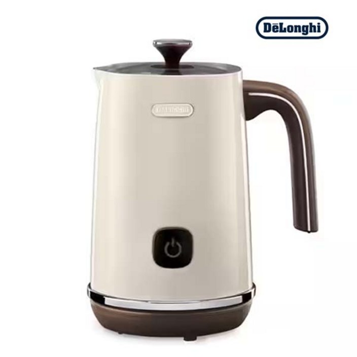 드롱기 구름치노 우유거품기 화이트 베이지 국내정품 디스틴타 KREMFIW