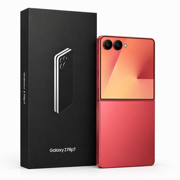 삼성전자 갤럭시 Z플립7, 코랄 레드, 256GB