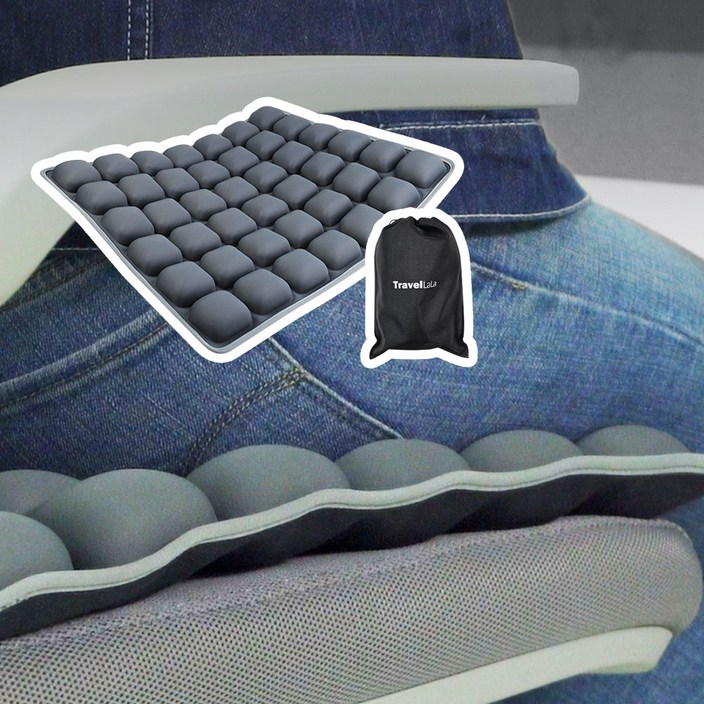 트래블라라 공기주입식 간편휴대 체중분산 에어방석