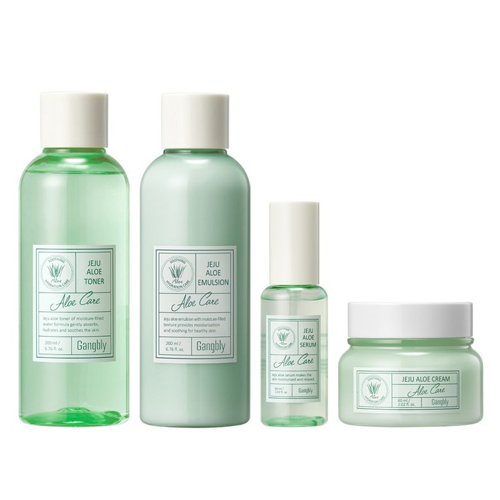 강블리 제주 알로에 스킨+로션+크림+세럼 기초4종세트