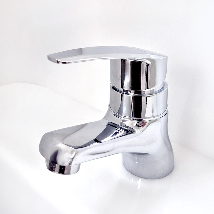 로딘 국산 세면대 수전 욕실 화장실 세면기 수도꼭지 원홀 세면 수전 욕실 M1-340, 1개