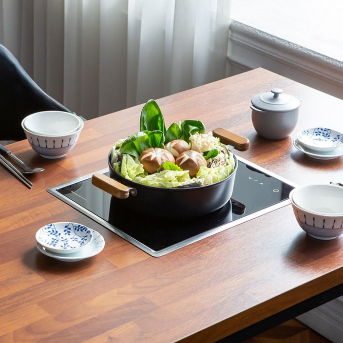 인덕션 식탁 조리대 테이블 4인식탁 prd175903602 pb2*209gy, 블랙_멀바우