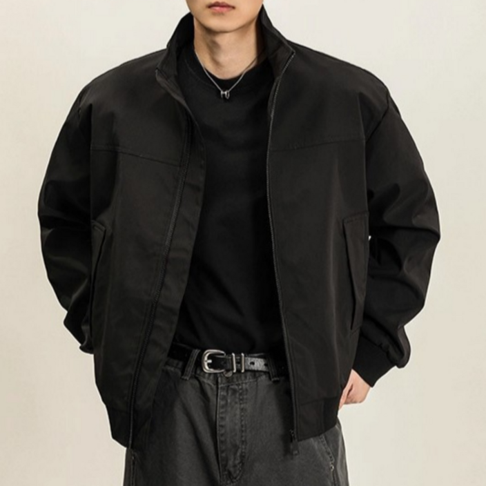 어썸유닛 항공점퍼 블루종 봄버자켓