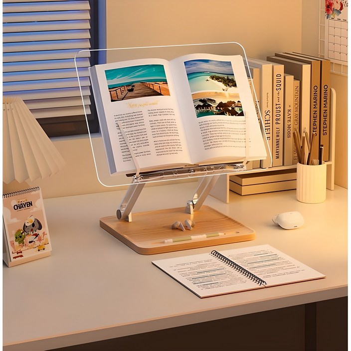 MOKHAMSA 투명우드독서대