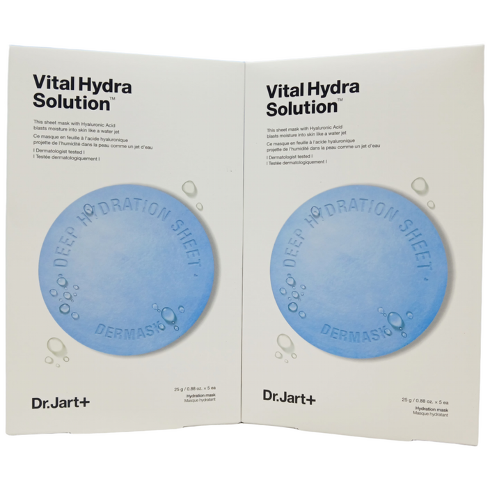 닥터자르트 더마스크 바이탈 하이드라 솔루션 시트 마스크, 5개입, 2개