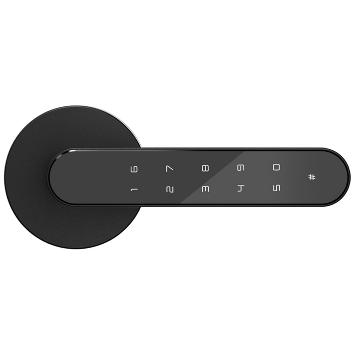 웰콤 ART L10 블랙 목문용 디지털도어락 비밀번호 무타공 번호키 방문손잡이 사무실 판넬문 나무문용 비상전원 에티켓기능 음량조절무음포함 4단계 백세트조절가능 솔리티, 고객직접설치, ART L10블랙