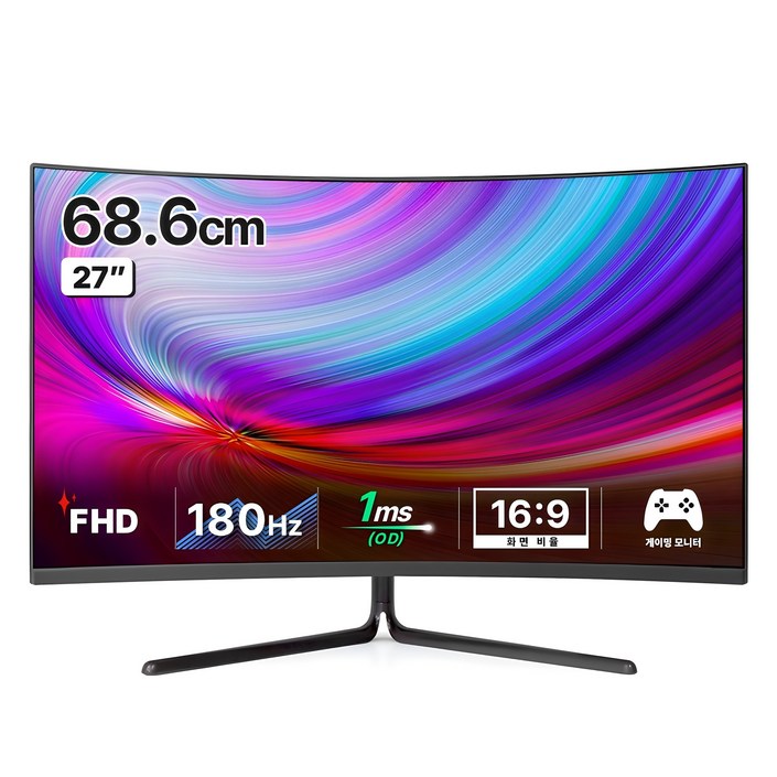 한성컴퓨터 FHD 1500R 커브드 180Hz 게이밍 모니터 한성컴퓨터 FHD 1500R 커브드 180Hz 게이밍 모니터