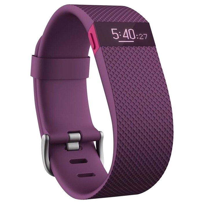 Fitbit Charge HR 라지 스마트워치 플럼