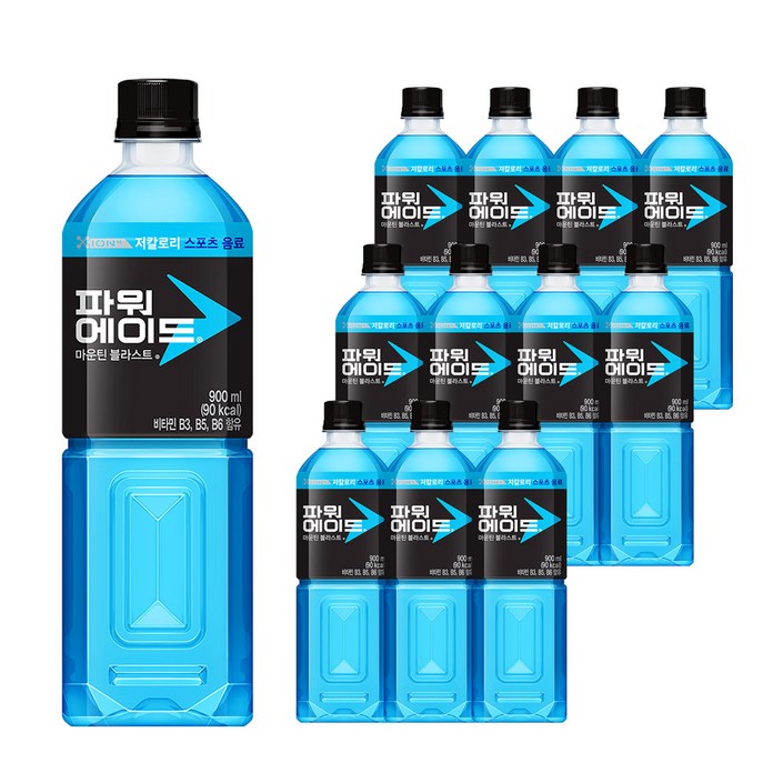파워에이드 마운틴 블라스트, 900ml, 12개 파워에이드 마운틴 블라스트, 900ml, 12개