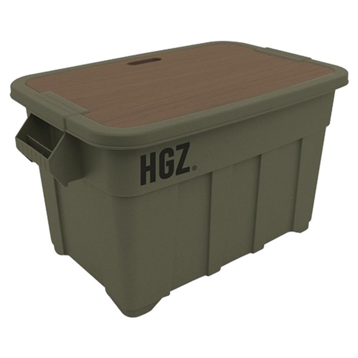 하이그라운즈 캠핑 캐스터 카고 박스 75L 우드 상판 세트 하이그라운즈 캠핑 캐스터 카고 박스 75L 우드 상판 세트