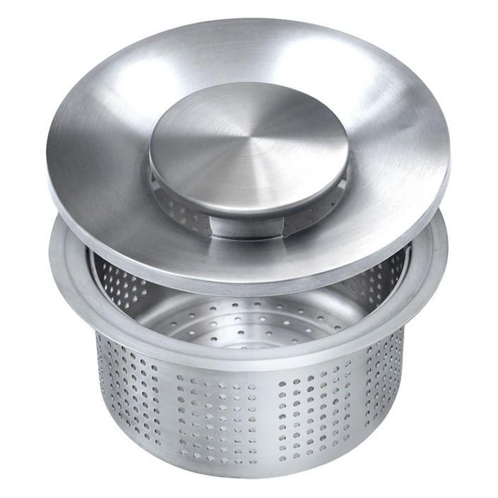 스텐팩토리 국내제조 통스텐 304 싱크대 배수구 거름망  커버 세트, 단일색상, 1세트