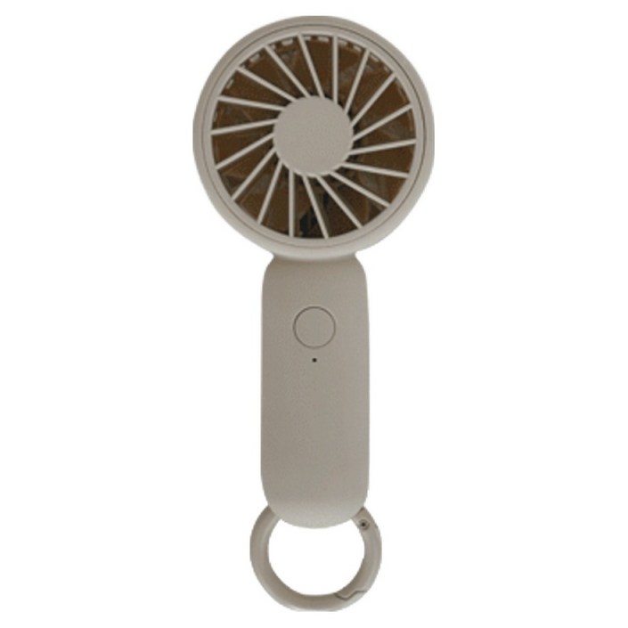 부이 컬러 미니 BLDC 키링형 저소음 경량 핸디팬 77g, B4HF10M, GRAY