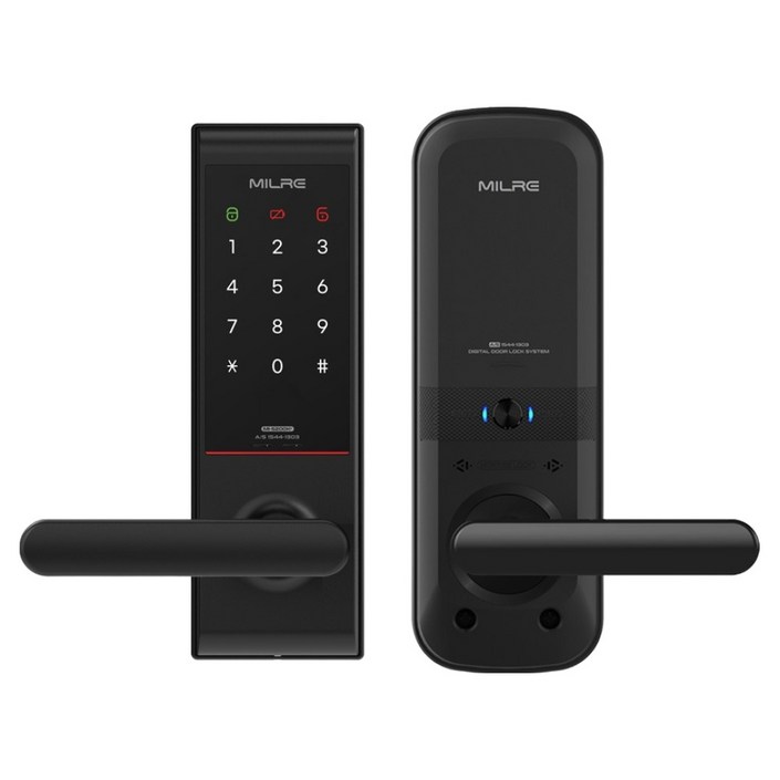 밀레시스텍 무타공 번호전용 디지털 도어락 MI5200K Plus, MI5200K Plus, 방문설치