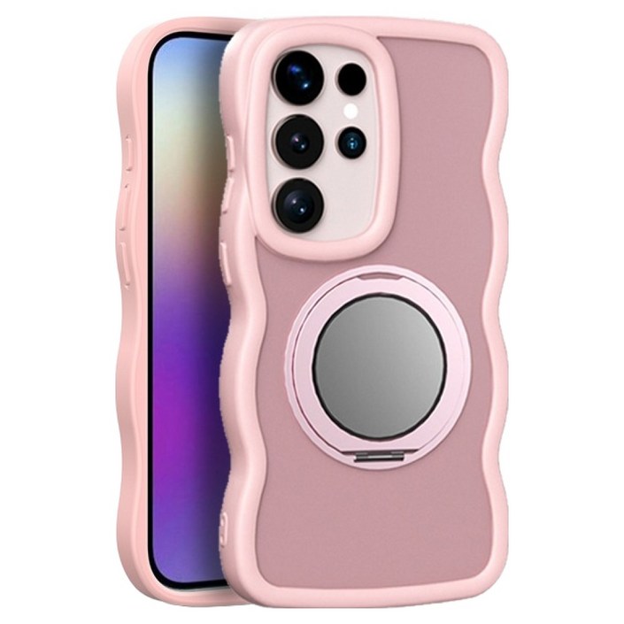 모나프리 웨이브 맥세이프 호환 미러 링 휴대폰 케이스