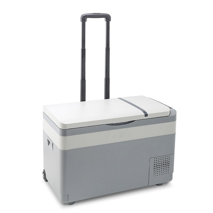 제크롤 캠핑용 차량겸용 냉동 냉온장고 캐리어형 30L, JK2W3000A, 그레이