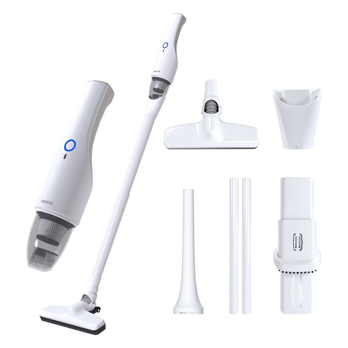 바우아토 핸딕스 프로제트 DC 모터 다용도 미니 무선 핸디 청소기, 화이트, DB0702