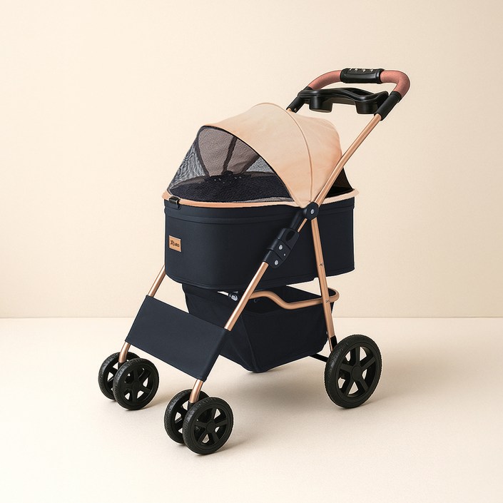 레토 원터치 퀵폴딩 강아지 유모차
