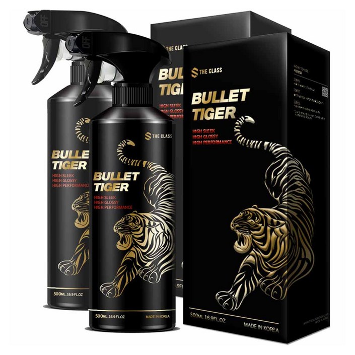 더클래스 불렛 타이거 물왁스, 500ml, 2개