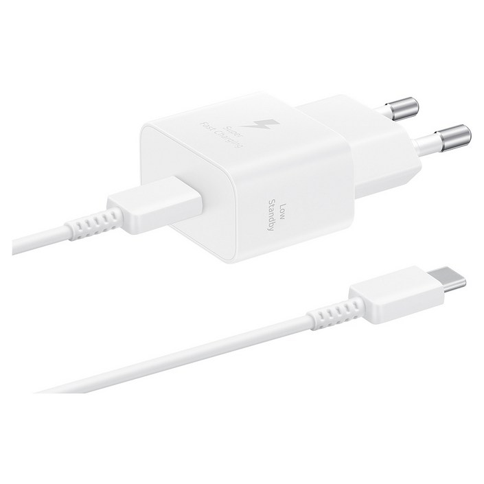 삼성전자 C타입 초고속 충전기 25W  케이블 1m 세트 PD PPS GaN
