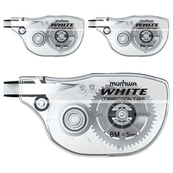 문화연필 수정테이프 5mm x 8M
