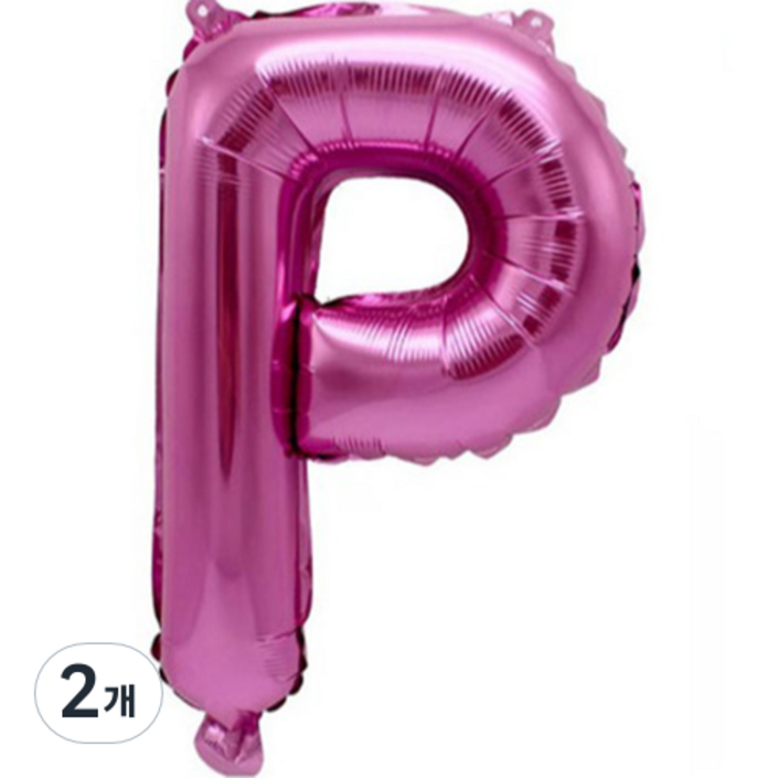 팡파티 레터링 알파벳 풍선 P 40cm